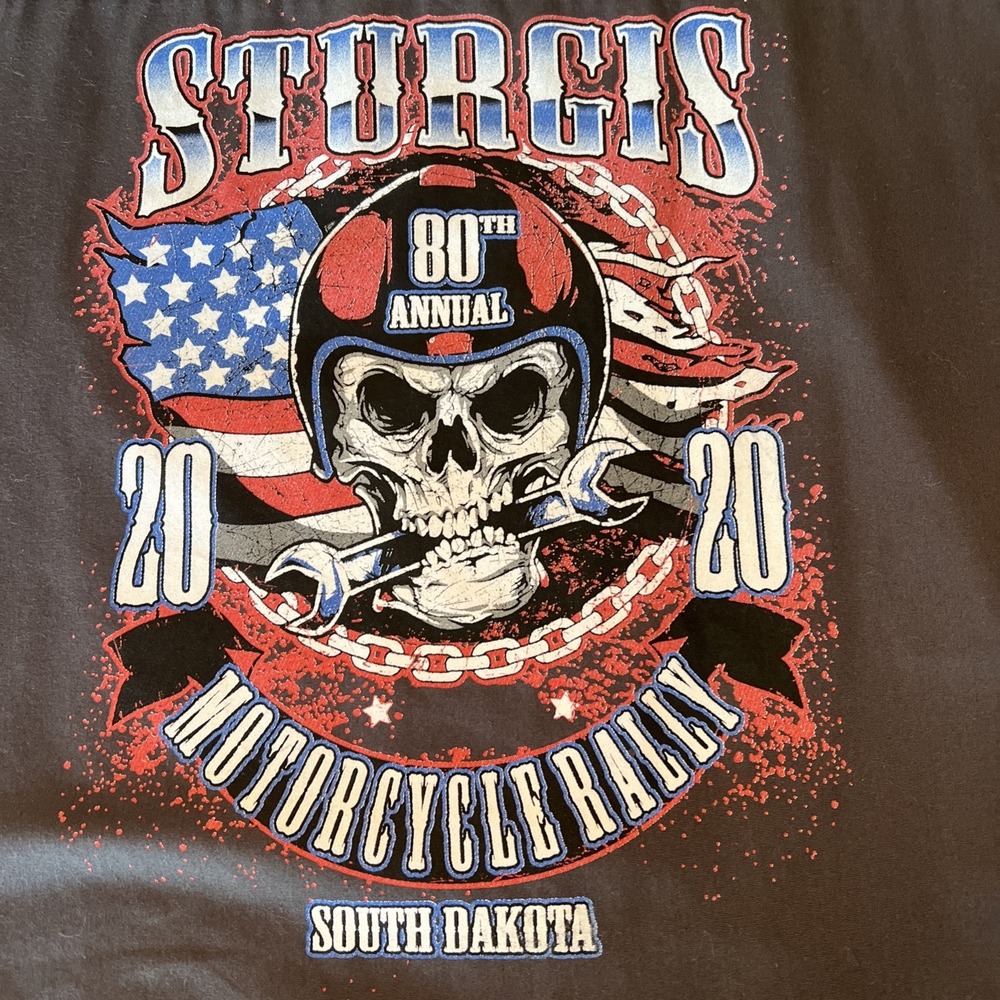 Vance Biker Wear Sturgis 80th Annual 2020 Motorcycle Rally South Dakota Size 2XL